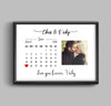Personalised Couples Love Calendar